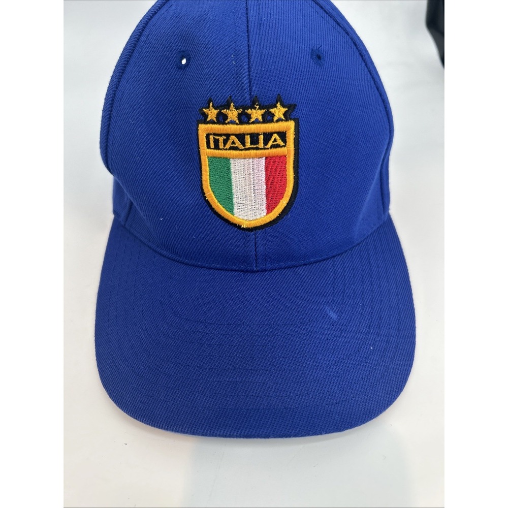 Italia FIFA Soccer World Cup Hat Cap Hook & Loop World '06 Champions On Side